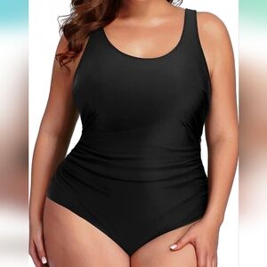 DACI ruched tummy control swimsuit